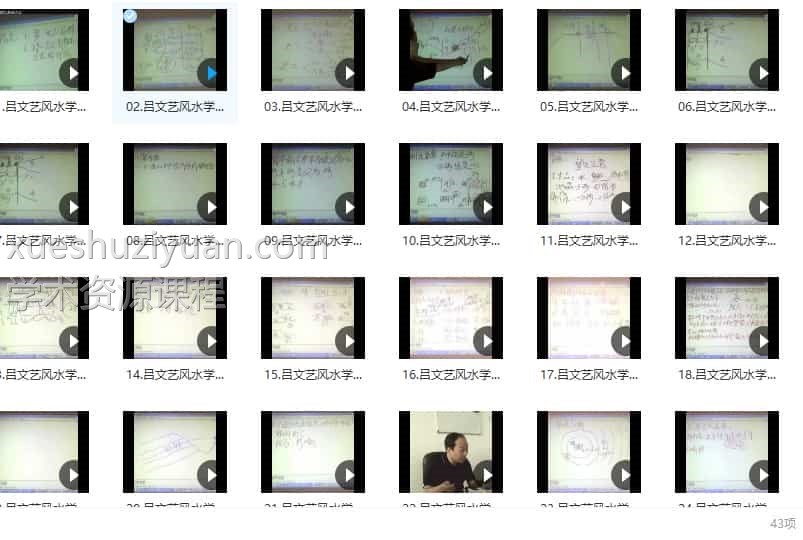 吕文艺 职业风水师弟子特训班 全程讲课 43集2006年插图