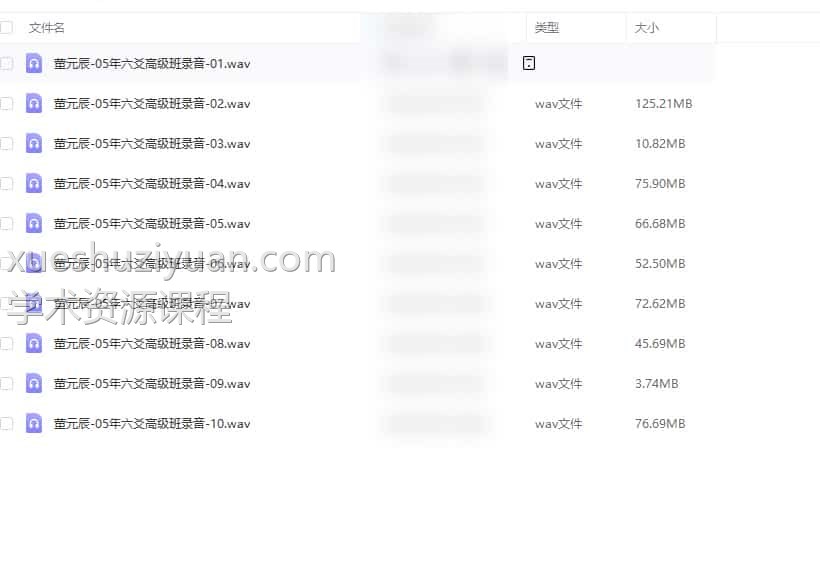 董元辰-05年六爻高级班录音插图