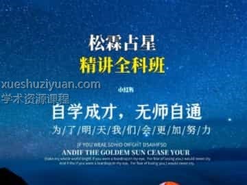 松霖占星全科班29集视频课插图
