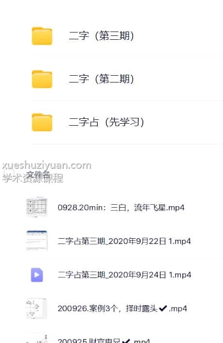 李师 李伟华二字占课程视频21集+文档讲义资源插图