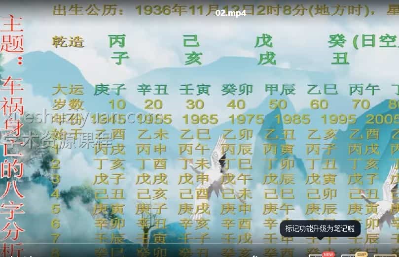 李极泉 八字 李极泉新派八字实战案例课程视频42集插图1