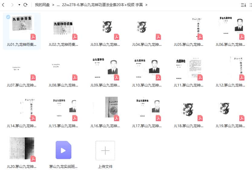 茅山九龙神功道法全套20本+视频 宇真插图
