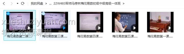 军师府马修林梅花易数初级中级高级一体班插图
