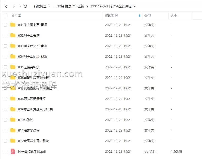 阿卡西 课程录音+视频+文档全套课程插图