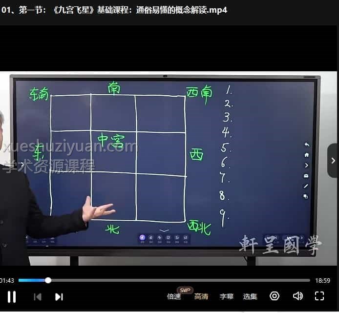 赵倍功2023九宫飞星23集利用九宫飞星图来测事占断吉凶插图1