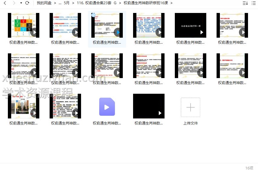 权俞通生肖神数研修班16课视频插图1